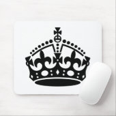 Keep Calm Kronen Vorlage Mousepad (Mit Mouse)