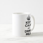 Keep Calm Milk zerteilt Kaffeetasse (VorderseiteRechts)