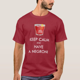 Keep Calm - Negroni Cocktail T-Shirt