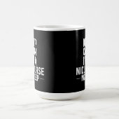 Keep Calm No Sleep – Fierce & Focused Kaffeetasse (Mittel)