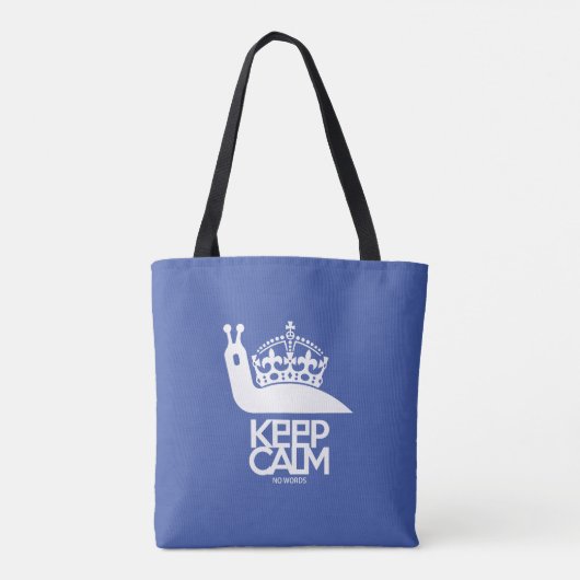 KEEP CALM NO WORDS BY MASANSER TASCHE (Rückseite)