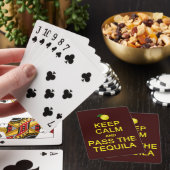 Keep Calm & Pass The Tequila playing cards Spielkarten (In Situ)