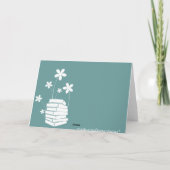 Keep Calm Style Thank You Card Dankeskarte (Rückseite)