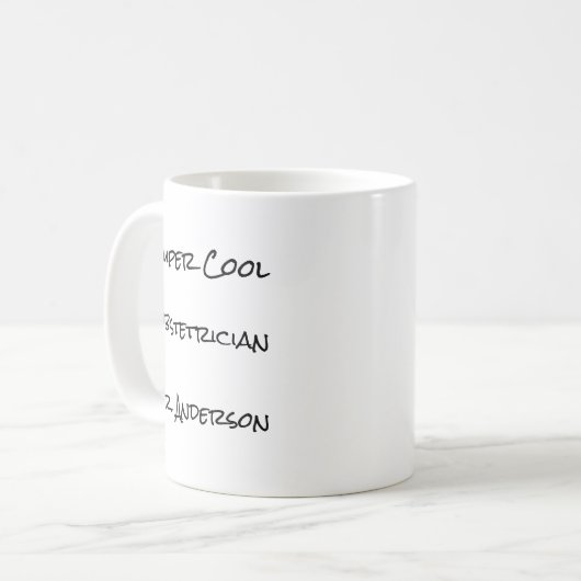 Keep Calm This is A Sweet Waiting Kaffeetasse (Vorderseite Links)