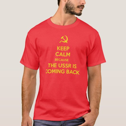 Keep calm USSR T-Shirt (Vorderseite)