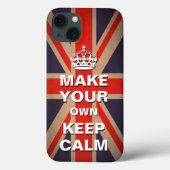 Keep Calm Vorlage - Union Jack iPhone-Hülle Case-Mate iPhone Hülle (Rückseite)