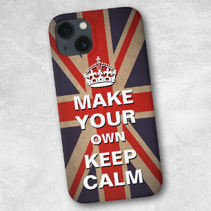 Keep Calm Vorlage - Union Jack iPhone-Hülle Case-Mate iPhone Hülle