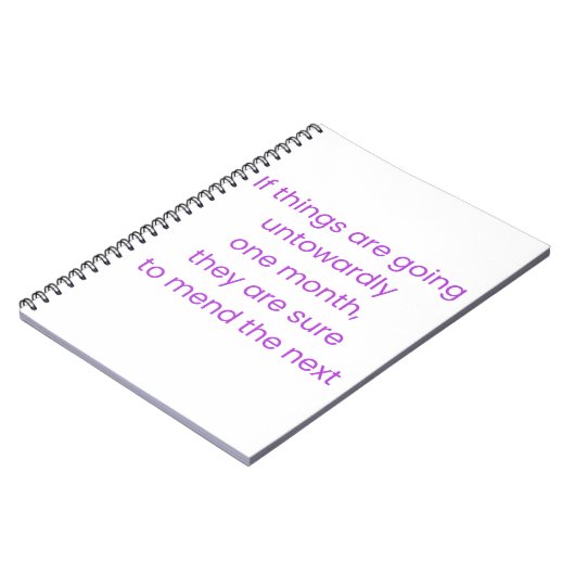 Keep calm, wait till next month notizblock (Linke Seite)