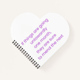 Keep calm, wait till next month notizblock