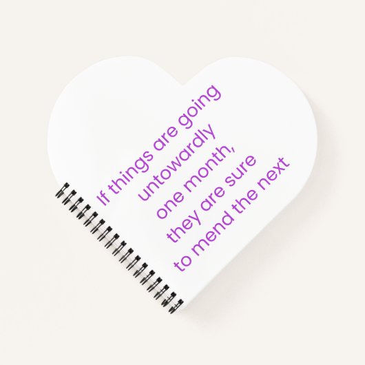 Keep calm, wait till next month notizblock (Vorderseite)