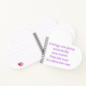 Keep calm, wait till next month notizblock (Innenseite)