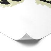 Keep Calm Wash Your Hands Poster (Ecke)