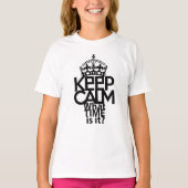 KEEP CALM WHAT TIME IS IT? BY MASANSER T-Shirt (Vorderseite)