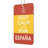 Keep Calm y que viva España Autolufterfrischer (Links)