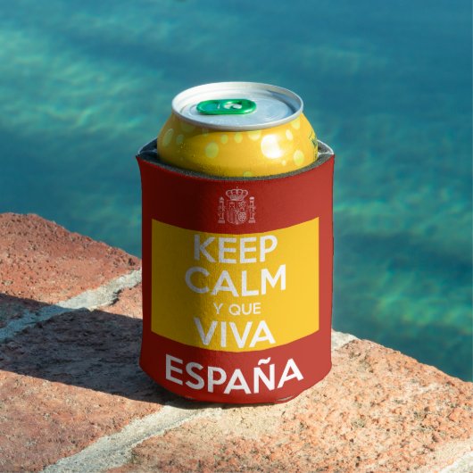 Keep Calm y que viva España Dosenkühler (In Situ Pool)