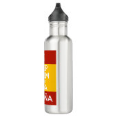Keep Calm y que viva España Edelstahlflasche (Rechts)