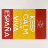 Keep Calm y que viva España Puzzle (Horizontal)