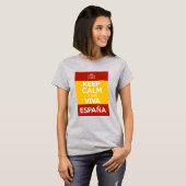 Keep Calm y que viva España T-Shirt (Vorne ganz)