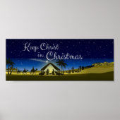 Keep Christ in Christmas Poster (Vorne)