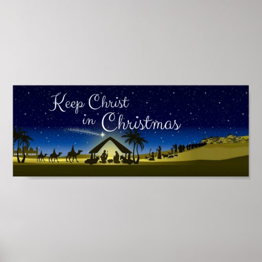 Keep Christ in Christmas Poster (Vorne)