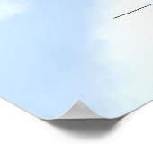 Keep faith Allah never leaves. Wall art Poster (Ecke)