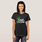 Keep Fighting Cerebral Palsy & Glaucoma Warrior Aw T-Shirt (Vorne ganz)