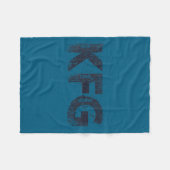 Keep F'ing Going Distressed Motivational Saying  Fleecedecke (Vorderseite (Horizontal))