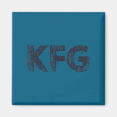 Keep F'ing Going Distressed Motivational Saying Magnet (Vorne)