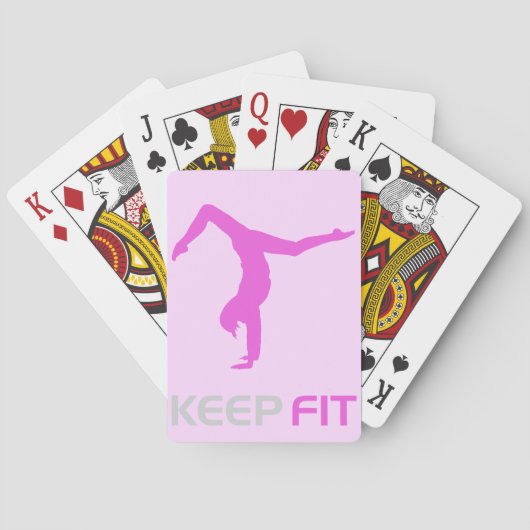 Keep Fit Spielkarten (Rückseite)
