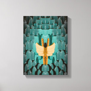 Keep Flying - Abstrakte Kunst zur psychischen Gesu Leinwanddruck