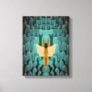 Keep Flying - Abstrakte Kunst zur psychischen Gesu Leinwanddruck