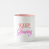 Keep Glowing - Soft Aesthetic  Tasse (Zentrum)