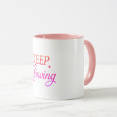 Keep Glowing - Soft Aesthetic Tasse (VorderseiteRechts)
