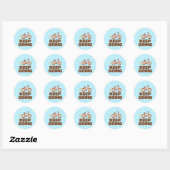 KEEP GOING Motivational Round Sticker (Blatt)
