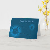 Keep in Touch card Karte (Gelbe Blume)