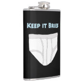 Keep it Brief Flachmann (Rechts)