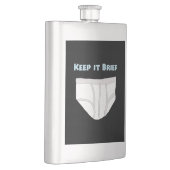 Keep it Brief Flachmann (Rechts)