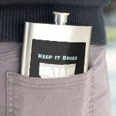 Keep it Brief Flachmann (Beispiel)