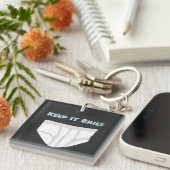 Keep it Brief Schlüsselanhänger (Vorderseite rechts)