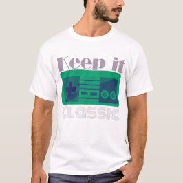 Keep It Classic – Retro Console Design T-Shirt