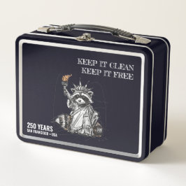 Keep It Clean Keep It Free – 250 Jahre San Francis Metall Brotdose