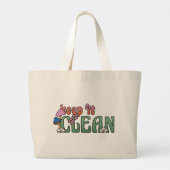 Keep It Clean | Minimalist Reusable Jumbo Stoffbeutel (Rückseite)