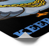 Keep It Coo Pigeon Keeping It Cool Funny Pigeon Bi Poster (Ecke)