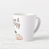 "Keep it Cozy" with Sleepy Bear and Coffee Milchtasse (Rechte Ecke)