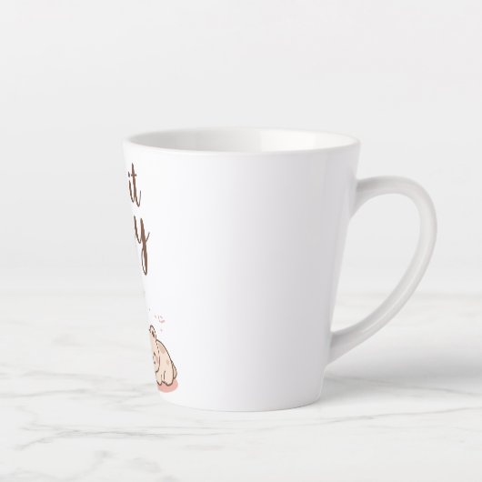 "Keep it Cozy" with Sleepy Bear and Coffee Milchtasse (Rechts)