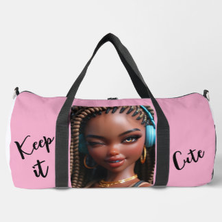 Keep It Cute geflochtenes Mädchen Duffle Bag