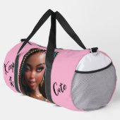Keep It Cute geflochtenes Mädchen Duffle Bag (Rechte Ecke)