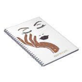 KEEP IT CUTE SERIE - BRAUN NOTIZBLOCK (Rechte Seite)