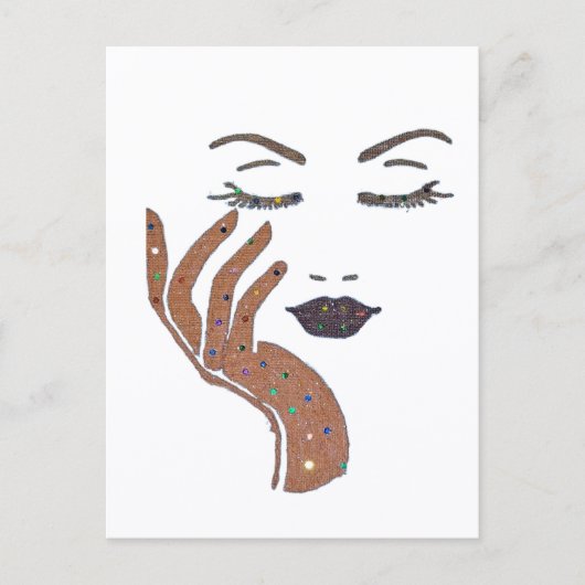 KEEP IT CUTE SERIE - BRAUN POSTKARTE (Vorderseite)