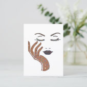 KEEP IT CUTE SERIE - BRAUN POSTKARTE (Stehend Vorderseite)
